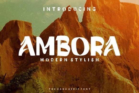 Ambora: A Modern Display Font That Elevates Real Branding Work