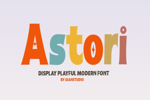 Astori Display Font for Small Business Branding