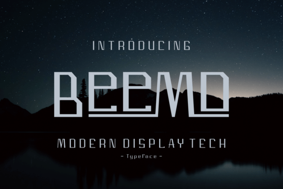 Beemo: A Modern Display Font for Digital Brand Identity