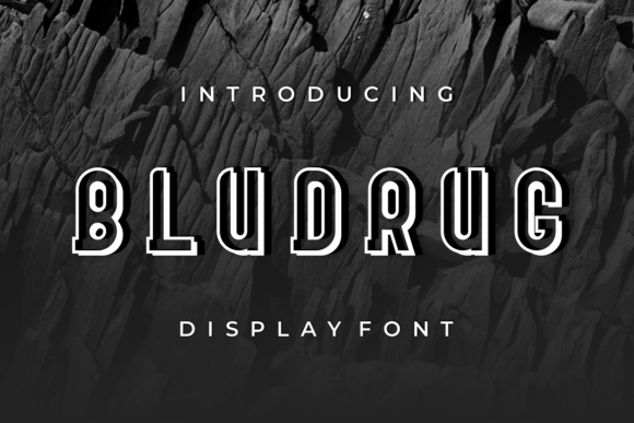 Bludrug: A Display Font That Makes Your Campaign Stand Out