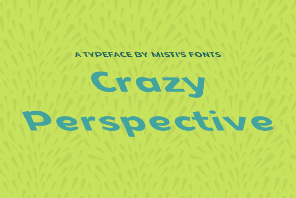 Crazy Perspective: A Playful Display Typeface for Makers