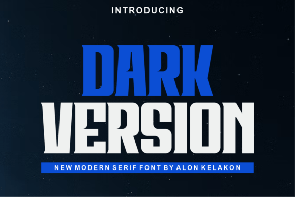 Dark Version: A Bold Display Font That Elevates Real Business Branding