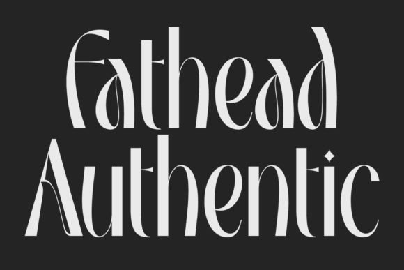 Fathead Authentic: A Display Font That Makes Your Message Stick