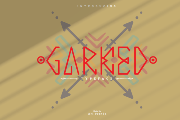 Garked: A Nordic-Inspired Display Typeface for Editorial Impact