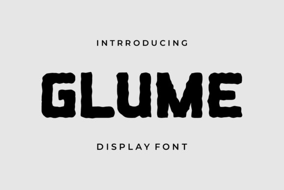 Glume: A Display Font That Feels Like a Smile