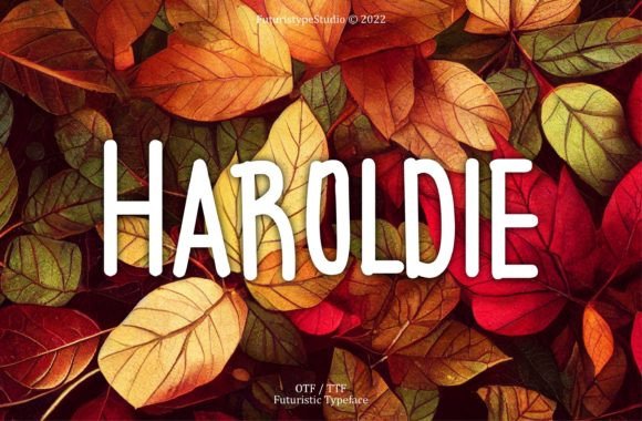 Haroldie: A Display Font That Makes Your Brand Instantly Memorable