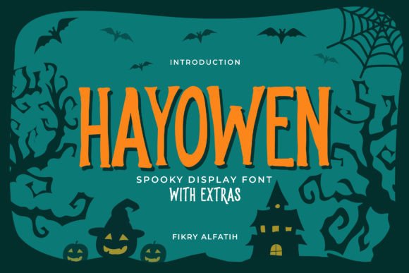 Hayowen: A Spooky Display Font for Halloween Web Design