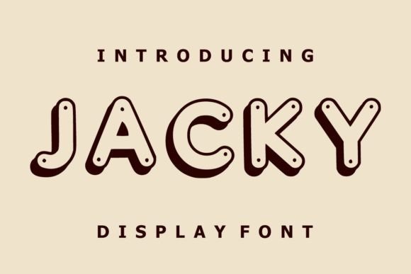 Jacky: A Friendly, Bold Display Font That Just Works