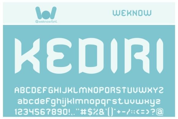 Kediri: A Joyful Display Font for Branding That Feels Alive
