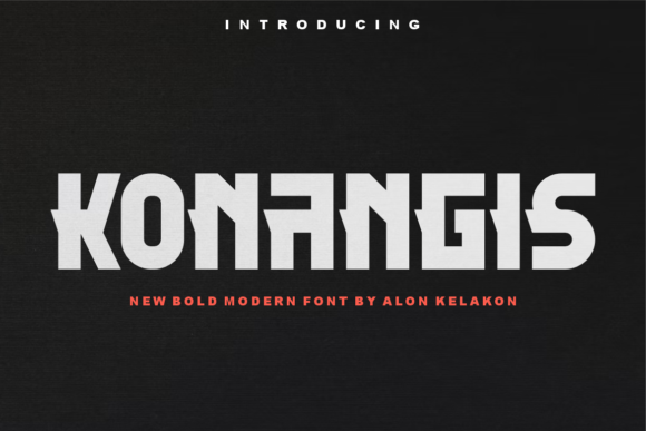Konangis: A Modern Display Font That Elevates Small Business Branding
