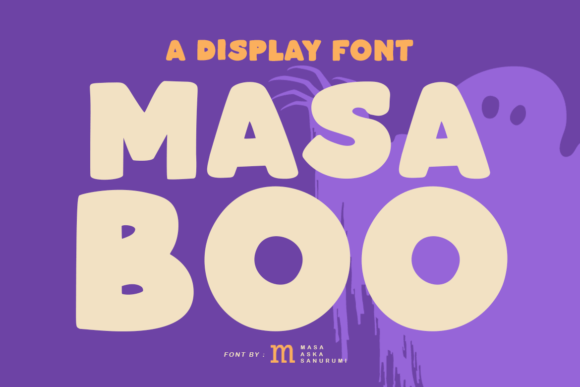 Masa Boo: A Spooky Display Font That Commands Attention