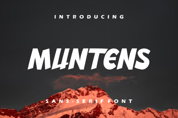 Muntens: A Classy Display Font That Earns Its Place