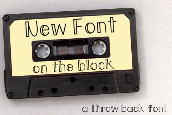 New Font on the Block: A Playful Display Typeface for Digital Design