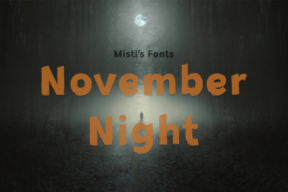 November Night: A Grunge Display Typeface That Actually Works