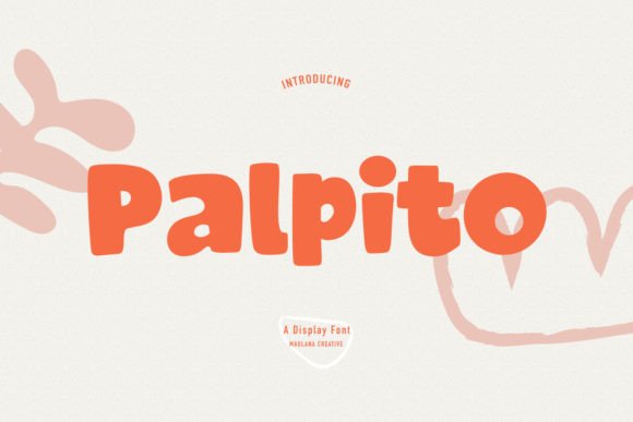 Palpito: A Friendly Handwritten Display Font for Whimsical Branding