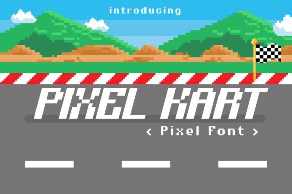 Pixel Kart: A Display Font That Feels Like a Nostalgic Pause Button