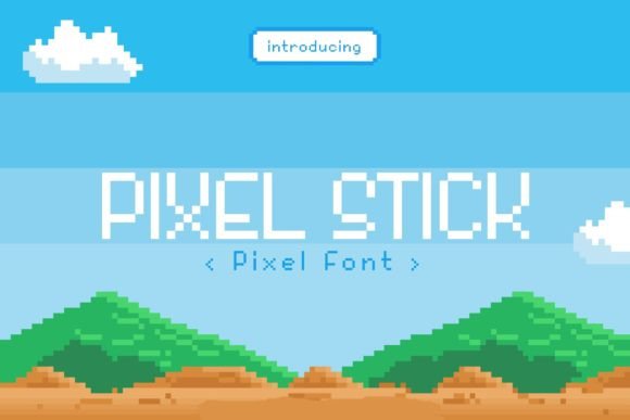 Pixel Stick: A Display Font That Feels Like a Nostalgic Smile
