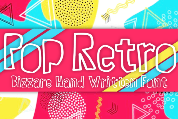 Pop Retro: A Funky Display Font for Digital Branding