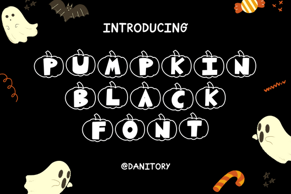 Pumpkin Black: A Cozy Display Font for Small Business Branding