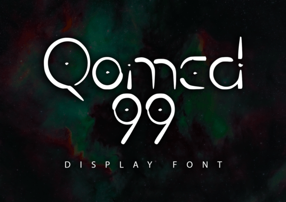 Qomed 99: A Space-Vibe Display Font for Calm, Confident Editorial Moments