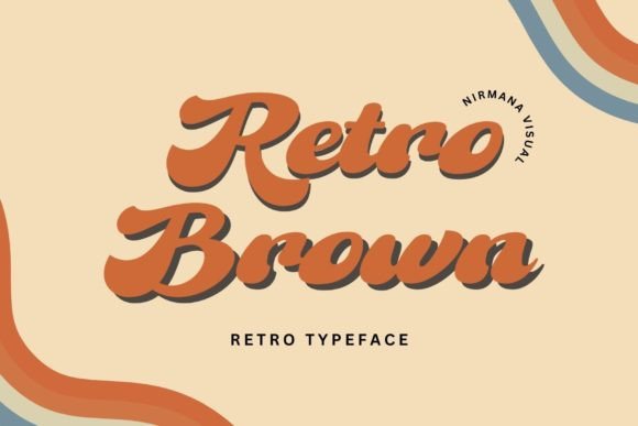 Retro Brown: A Warm, ’70s-Inspired Display Font for Digital Branding