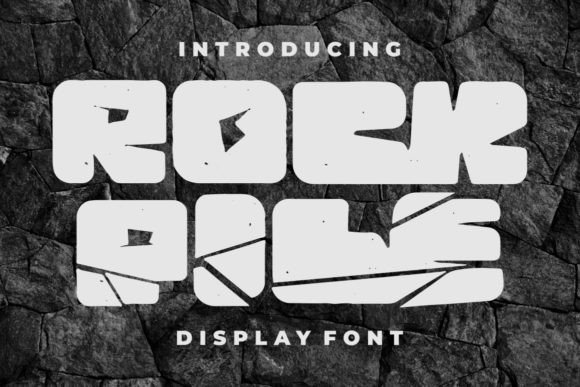 Rock Pile: A Bold Display Font That Commands Attention Online