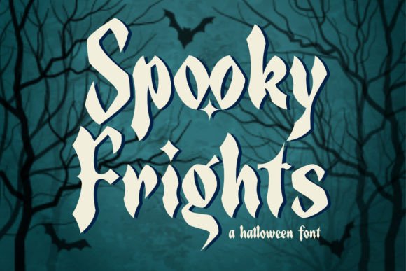 Spooky Frights: A Display Typeface That Elevates Halloween Branding