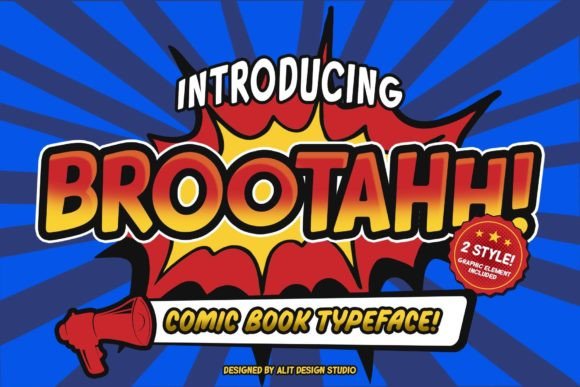 The Brootahh: A Bold, Playful Display Font That Delivers Personality